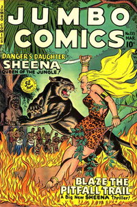 Jumbo Comics (Fiction House, 1938 series)  #133 (March 1950) — Blaze the Pitfall Trail
