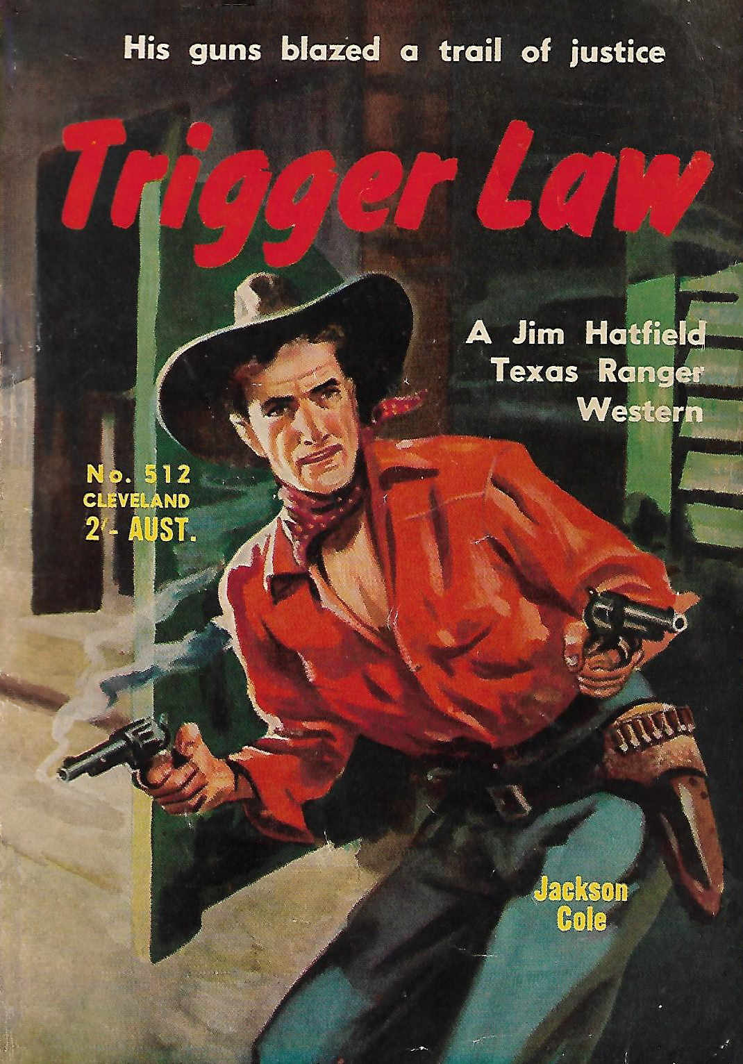 Cleveland [numbered series] (Cleveland, 1954 series) #512 — Trigger Law ([July 1954?])