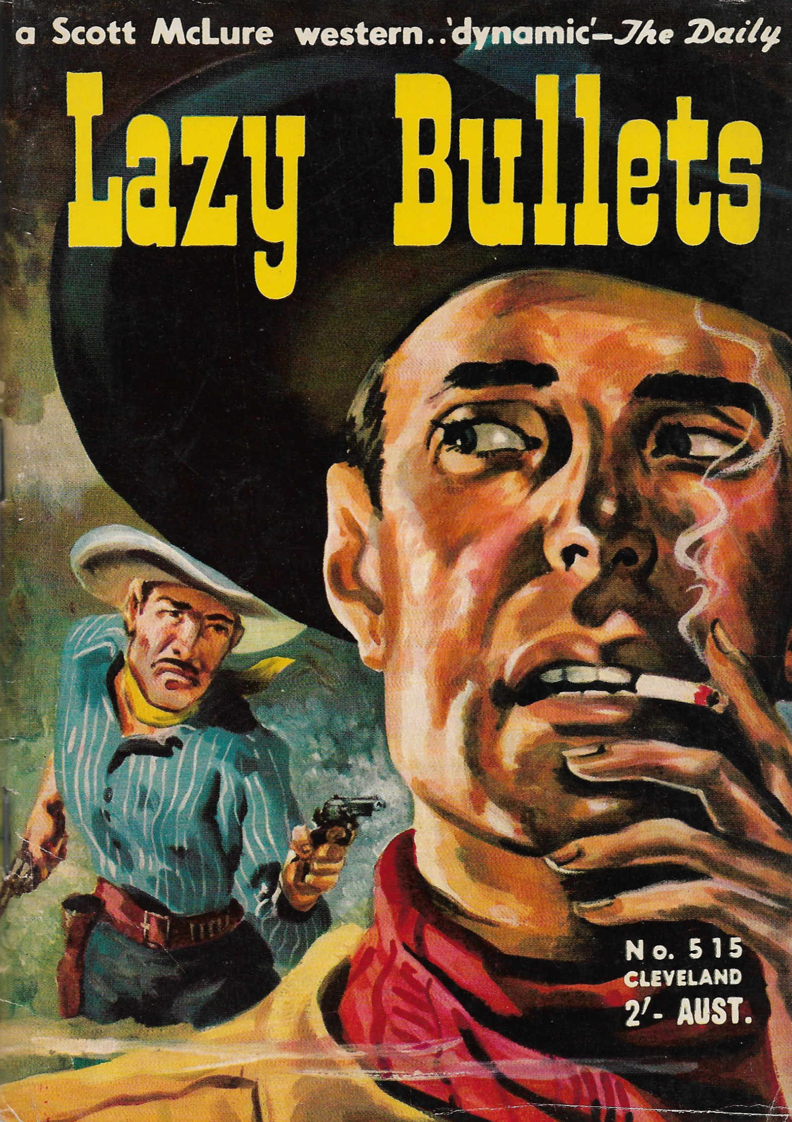 Cleveland [numbered series] (Cleveland, 1954 series) #515 — Lazy Bullets ([September 1954?])