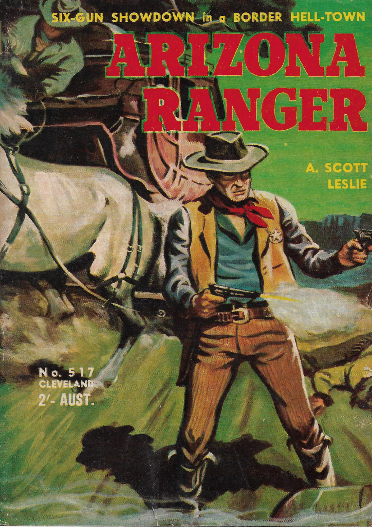 Cleveland [numbered series] (Cleveland, 1954 series) #517 — Arizona Ranger ([October 1954?])