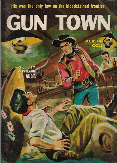 Cleveland [numbered series] (Cleveland, 1954 series) #519 — Gun Town [November 1954?]