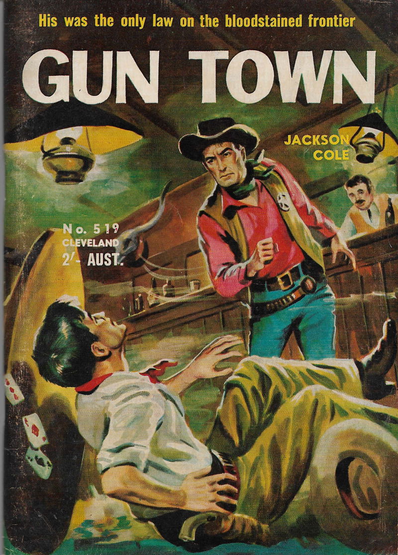Cleveland [numbered series] (Cleveland, 1954 series) #519 — Gun Town ([November 1954?])