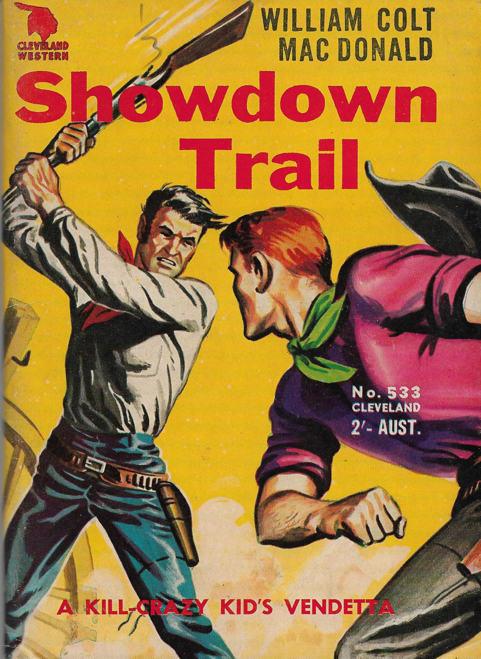Cleveland [numbered series] (Cleveland, 1954 series) #533 — Showdown Trail ([June 1955?])