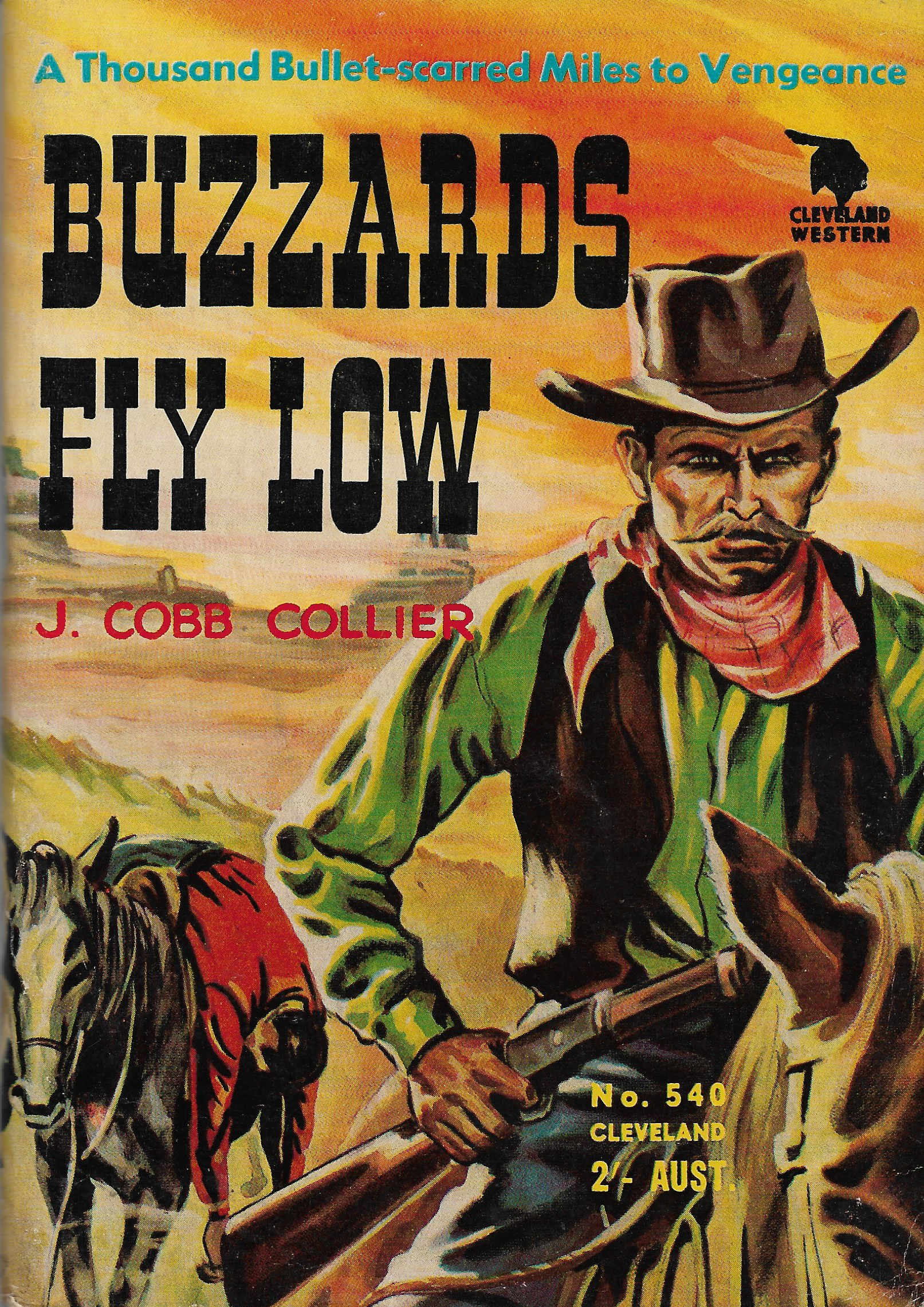 Cleveland [numbered series] (Cleveland, 1954 series) #540 — Buzzards Fly Low ([September 1955?])