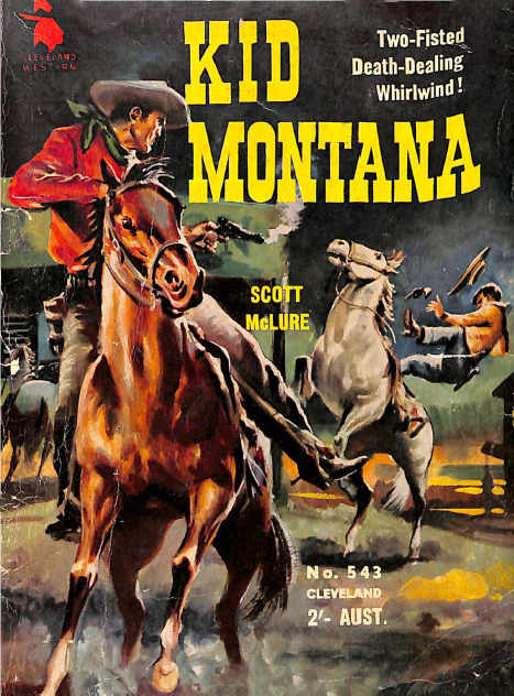 Cleveland [numbered series] (Cleveland, 1954 series) #543 — Kid Montana ([November 1955?])