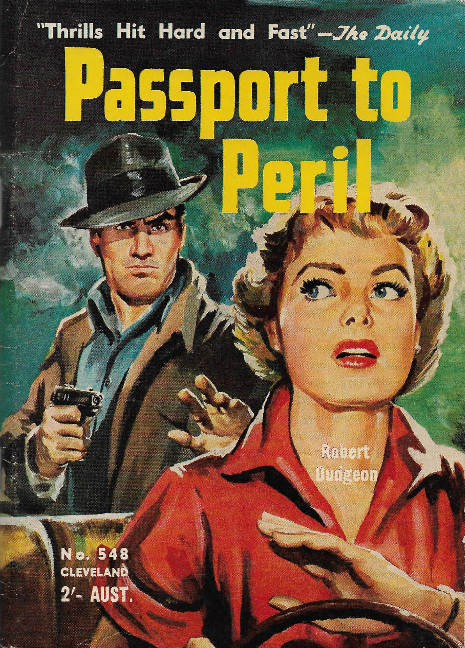 Cleveland [numbered series] (Cleveland, 1954 series) #548 — Passport to Peril ([January 1956?])