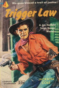 Pyramid Books (Almat, 1949? series) #66 — Trigger Law ([December 1952?])