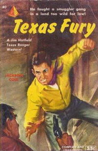 Pyramid Books (Almat, 1949? series) #40 — Texas Fury (December 1951)
