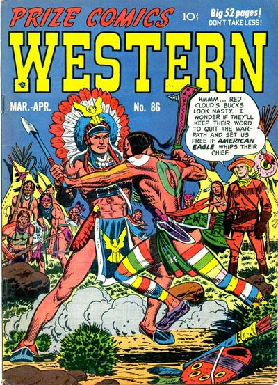 Prize Comics Western (Prize, 1948 series) v10#1 (86) (March-April 1951)