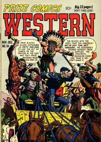 Prize Comics Western (Prize, 1948 series)  v9#5 (84) (November-December 1950)