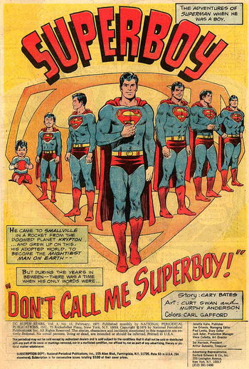 DC Super Stars (DC, 1976 series) #12 — Don't Call Me Superboy! (page 1)