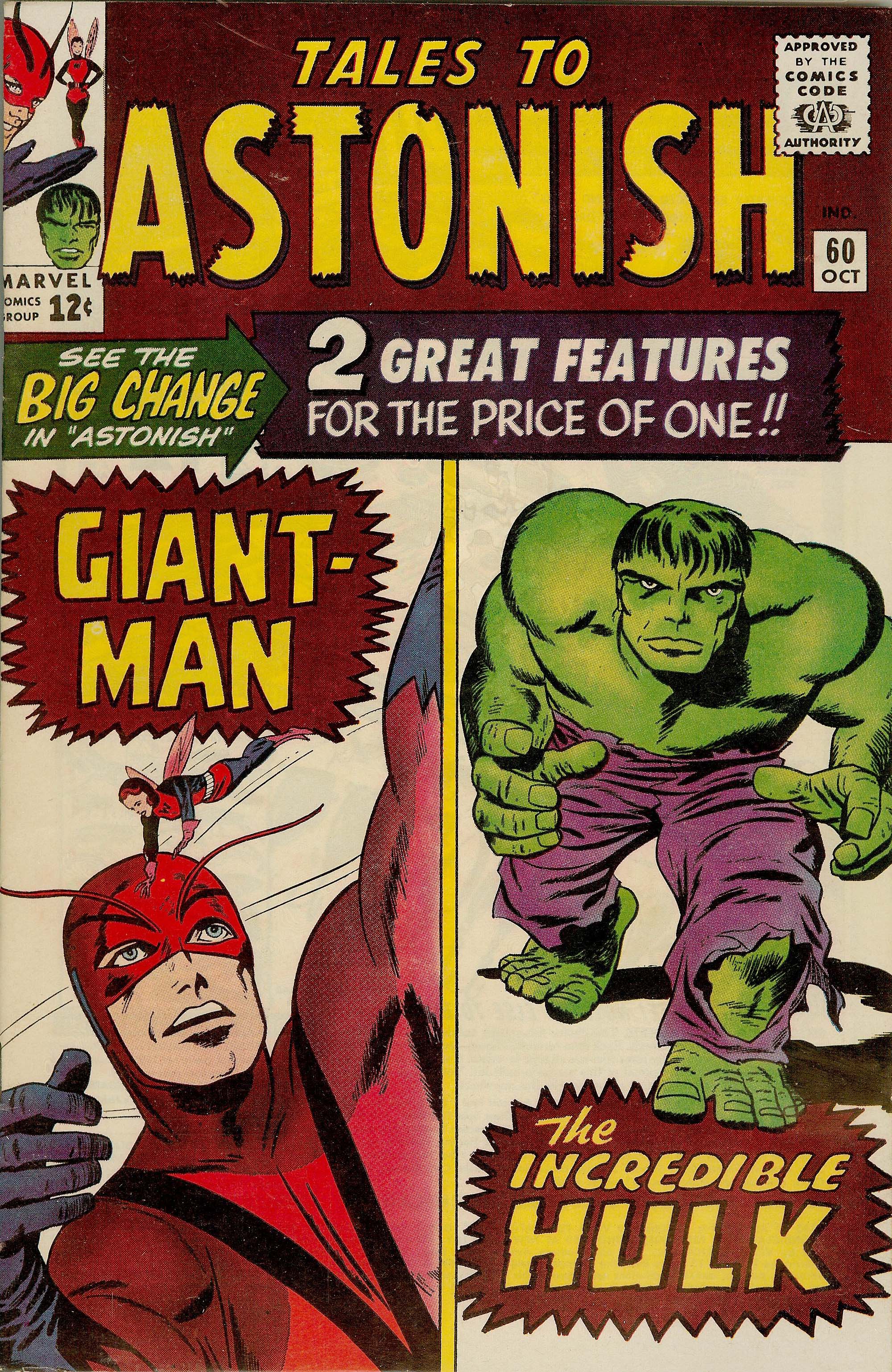 Tales to Astonish (Marvel, 1959 series) #60 (October 1964)