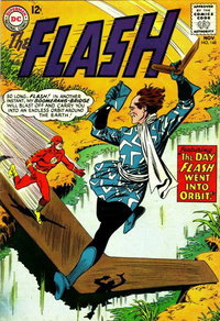 The Flash (DC, 1959 series)  #148 (November 1964) — The Day Flash Went Into Orbit!