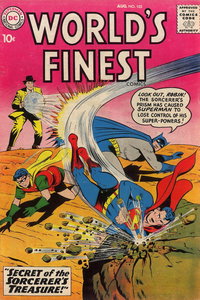 World's Finest Comics (DC, 1941 series)  #103 (August 1959) — Secret of the Sorcerer's Treasure!
