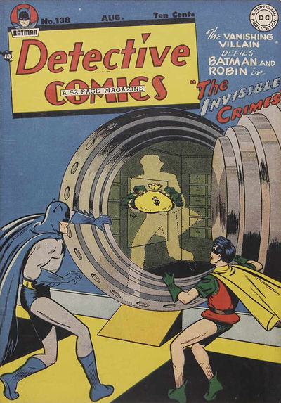 Detective Comics (DC, 1937 series) #138 August 1948