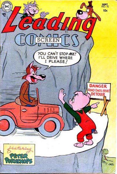 Leading Screen Comics  #70 (September 1954)