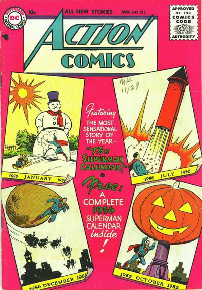 Action Comics (DC, 1938 series) #212 January 1956