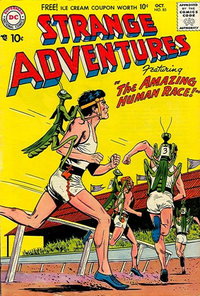 Strange Adventures (DC, 1950 series)  #85 (October 1957) — The Amazing Human Race!