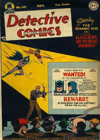 Detective Comics (DC, 1937 series)  #141 (November 1948)