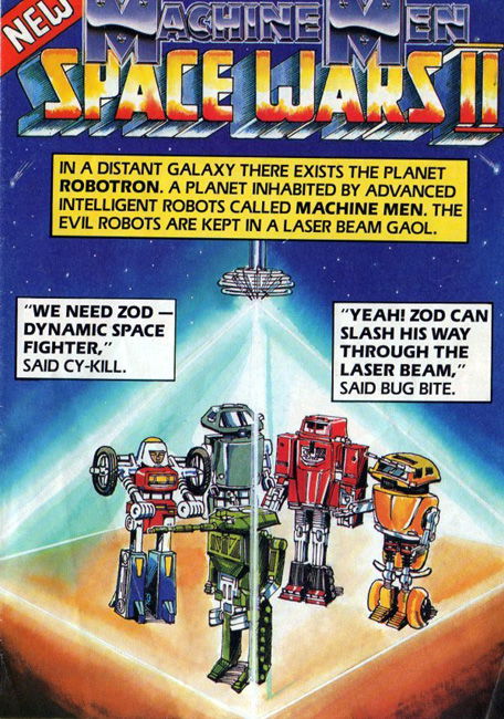 Machine Men Space Wars II (Bandai, 1982)  ([1985])