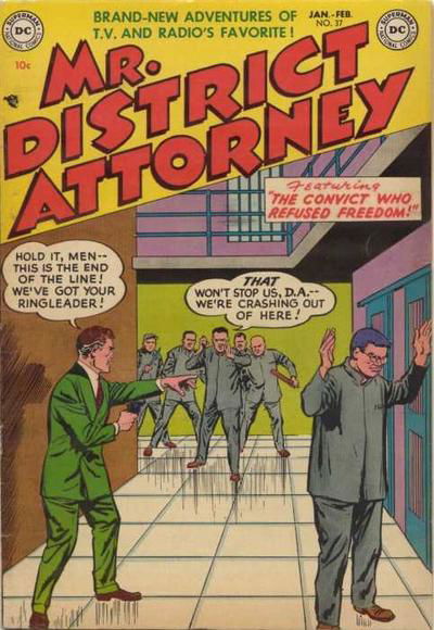 Mr. District Attorney (DC, 1948 series) #37 January-February 1954