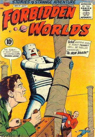 Forbidden Worlds  #71 (October 1958)