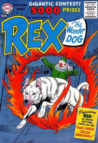 The Adventures of Rex the Wonder Dog  #28 (July-August 1956)