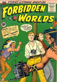 Forbidden Worlds (ACG, 1951 series)  #44 (July 1956) — Where the Redskins Never Fell!