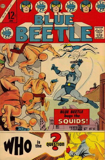 Blue Beetle Bugs the Squids