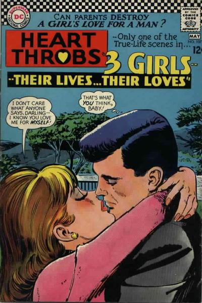 Heart Throbs (DC, 1957 series) #107 (April-May 1967)