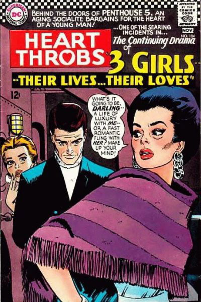 Heart Throbs (DC, 1957 series) #104 October-November 1966