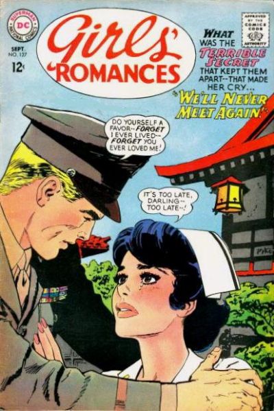 Girls' Romances (DC, 1950 series) #127 (September 1967)