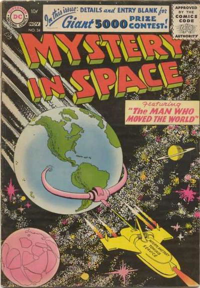 Mystery in Space (DC, 1951 series) #34 October-November 1956