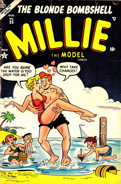 Millie the Model Comics (Marvel, 1945? series) #55 (August 1954)