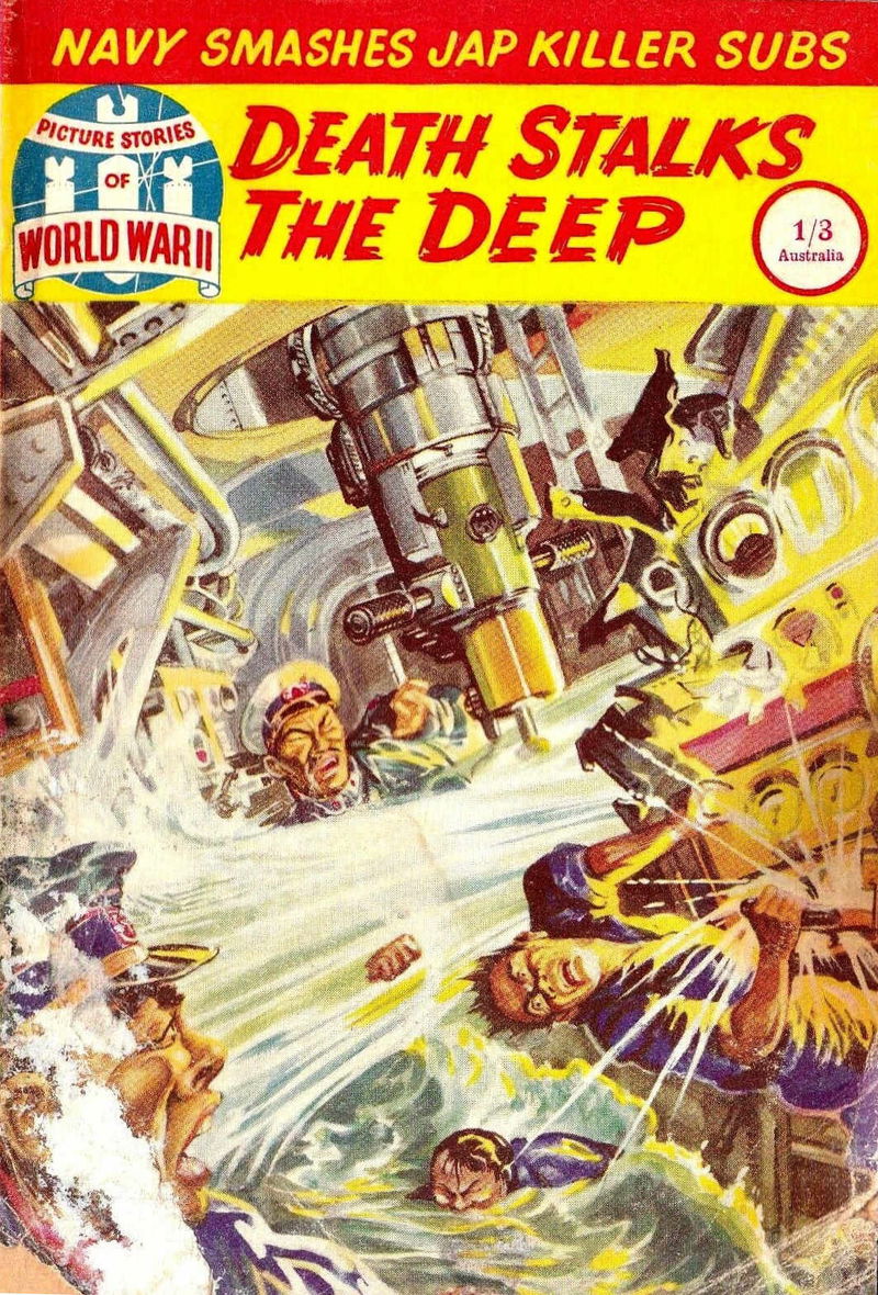 Picture Stories of World War II (Pearson, 1960? series) #22 — Death Stalks the Deep (March 1961)
