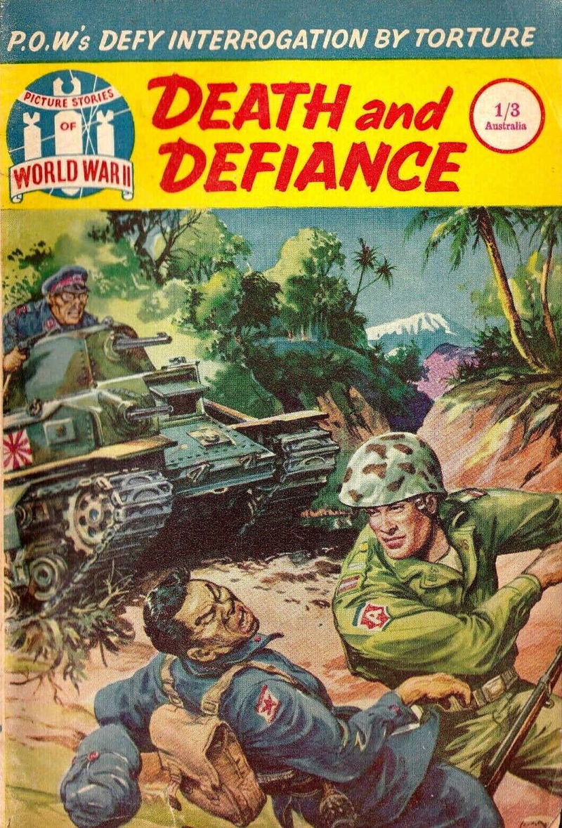 Picture Stories of World War II (Pearson, 1960? series) #29 — Death and Defiance (May 1961)