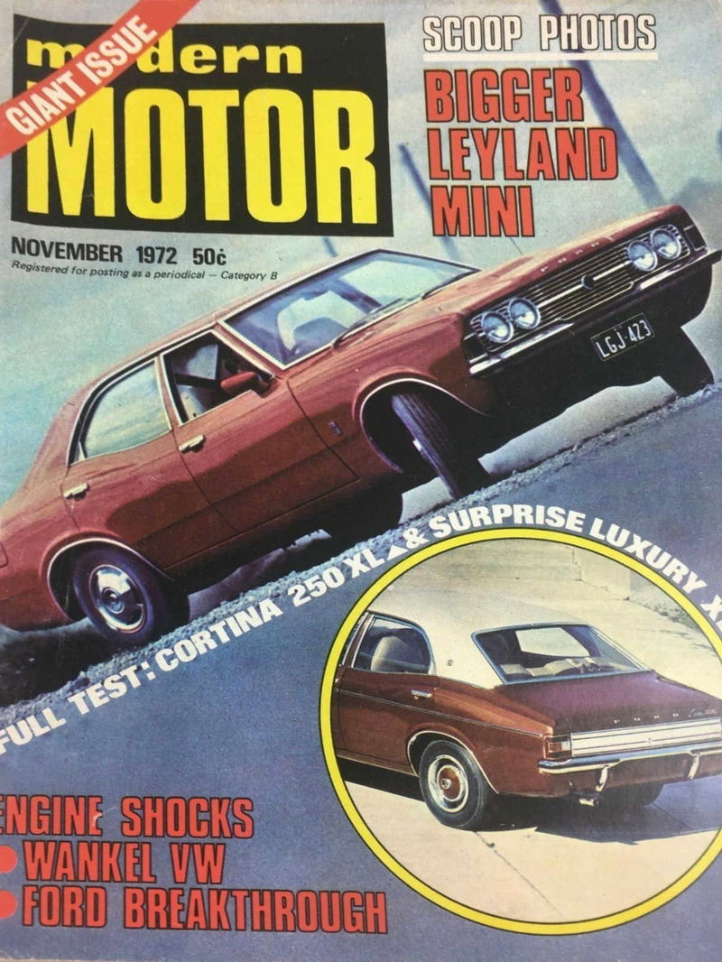 Modern Motor (Modern Magazines, 1954 series) v19#6 ([November 1972?])