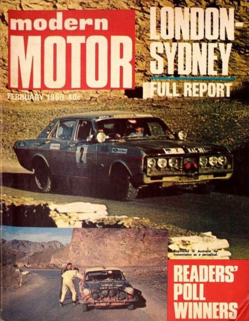 Modern Motor (Modern Magazines, 1954 series) v15#9 (February 1969)