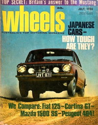 Wheels (Periodical Publications, 1957 series)  v29#3 (July 1968)