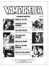 Vampirella (KG Murray, 1974 series) #5 — Contents (page 1)