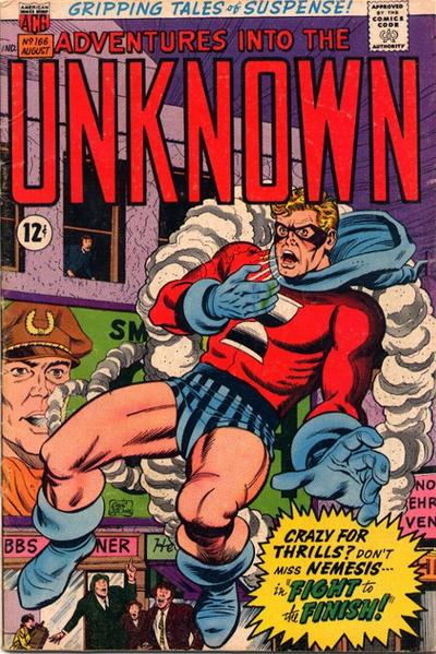 Adventures into the Unknown (ACG, 1948 series) #166 (August 1966)
