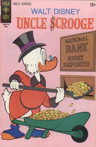 Walt Disney Uncle Scrooge (Western, 1963 series) #92 April 1971