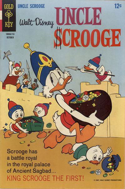 Walt Disney Uncle Scrooge (Western, 1963 series) #71 October 1967