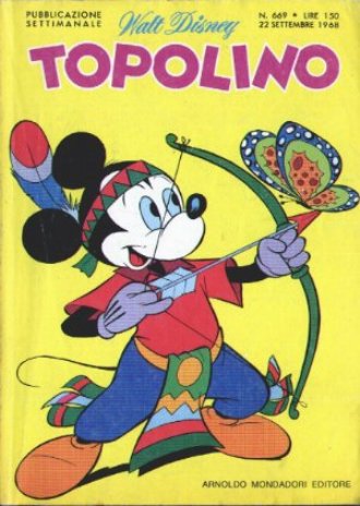 Topolino (Arnoldo, 1949? series) #669 (22 September 1968)