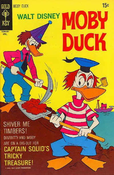 Walt Disney Moby Duck (Western, 1967? series) #9 (April 1970)