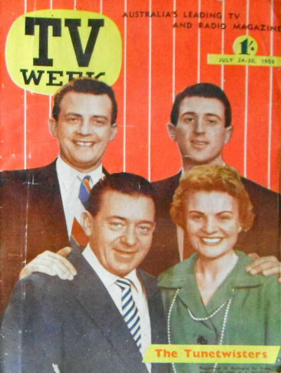 TV Week (Southdown Press, 1958? series) #July 24-30, 1958 24-30 July 1958