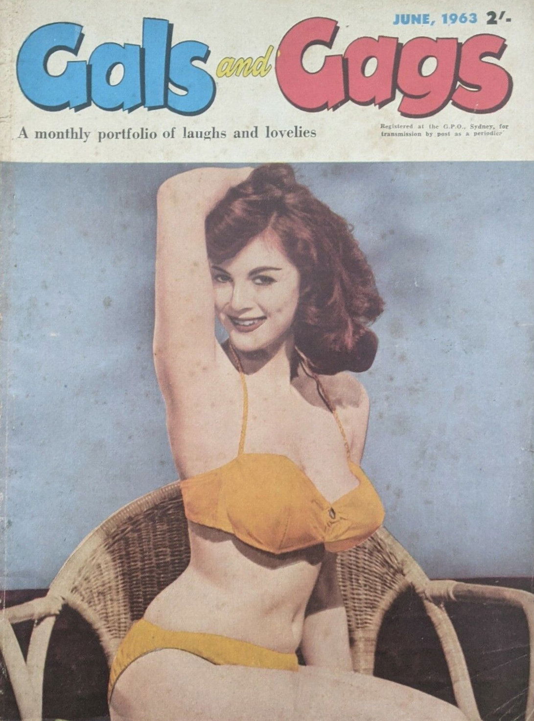 Gals and Gags (Adam, 1953 series) v20#3 (June 1963)