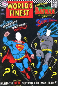 World's Finest Comics (DC, 1941 series)  #167 (June 1967) — The New Superman and Batman Team