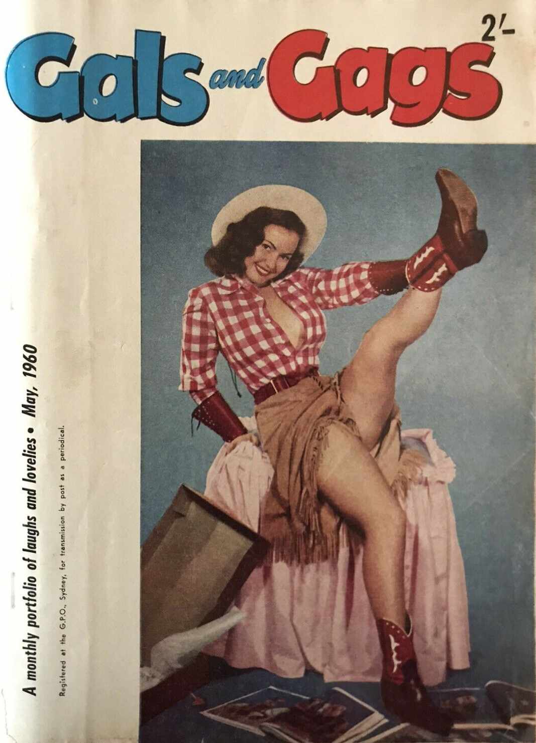 Gals and Gags (Adam, 1953 series) v14#2 (May 1960)
