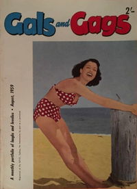 Gals and Gags (Adam, 1953 series) v12#5 August 1959